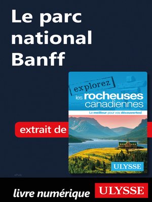 cover image of Le parc national Banff